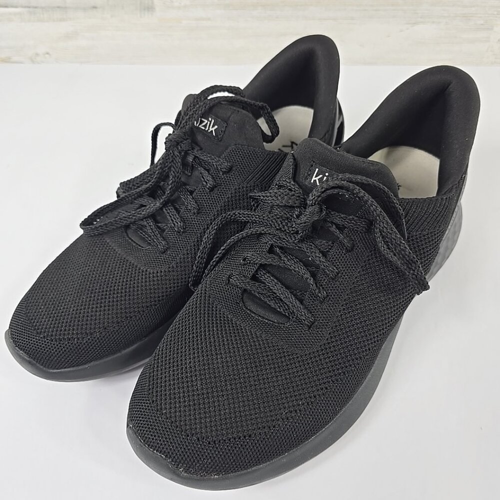 KIZIK Athens Sneaker Shoes Hands Free Slip-On Black Men’s US Size 9.5 Women’s 11